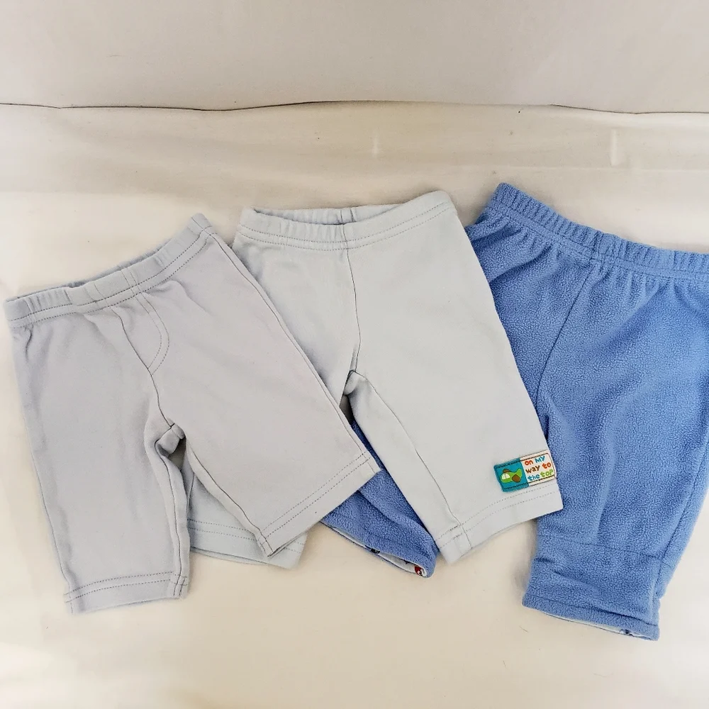 Bundle of 3 Carter's Newborn Pants